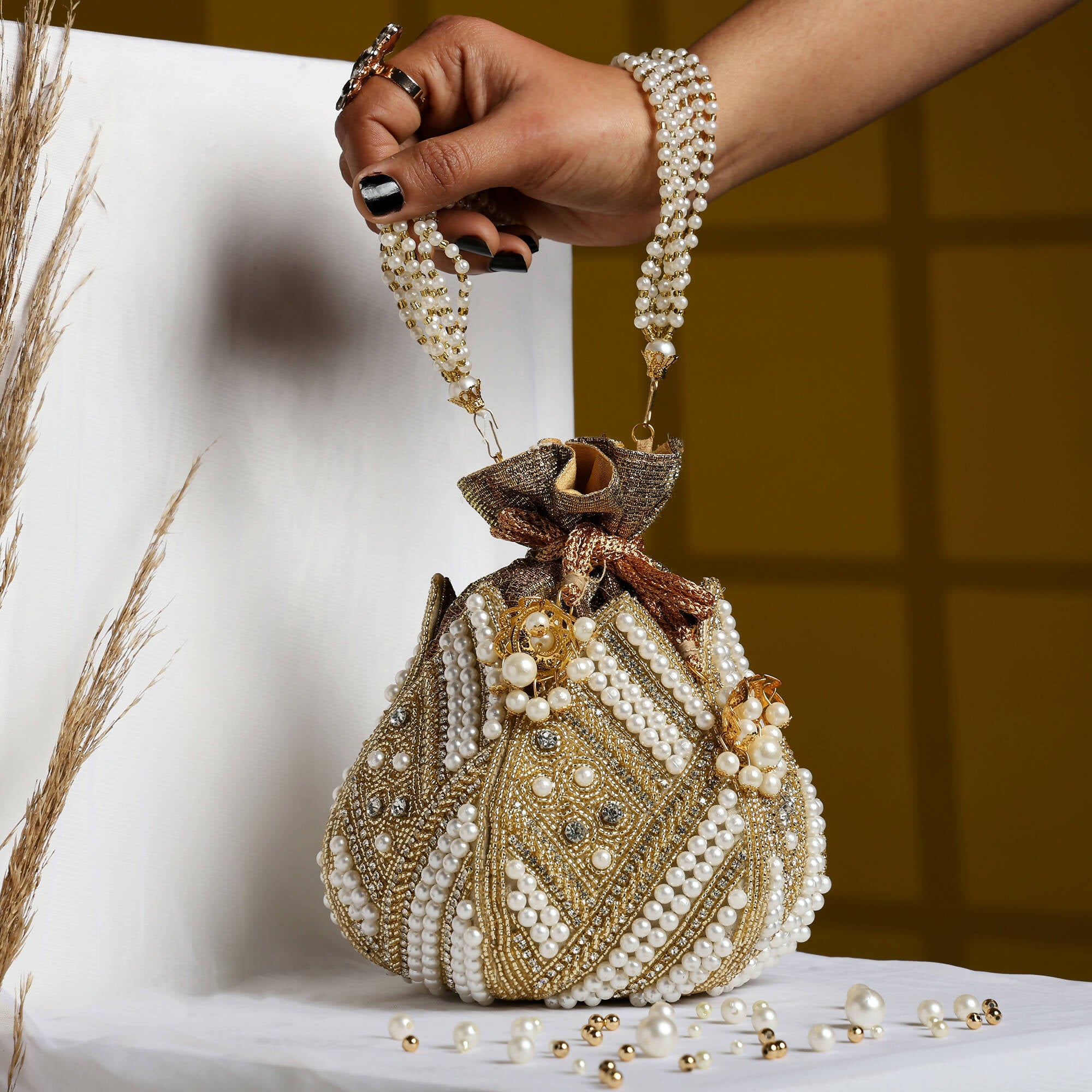 Lotus potli bag deals