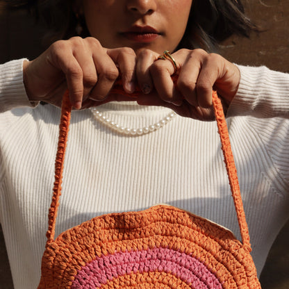 Dreamcatcher crochet sling bag 02