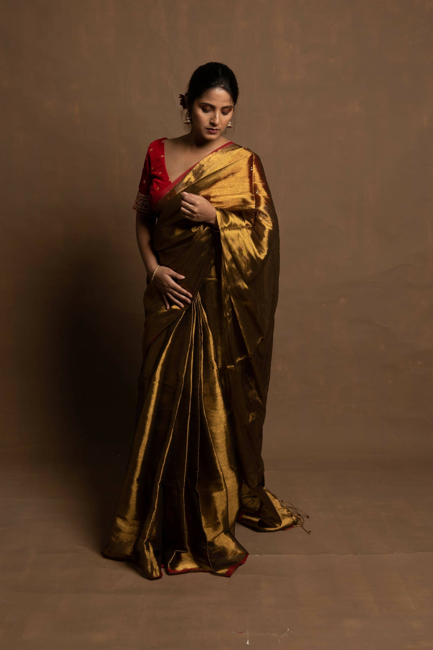 Mayura Gold Tissue Saree