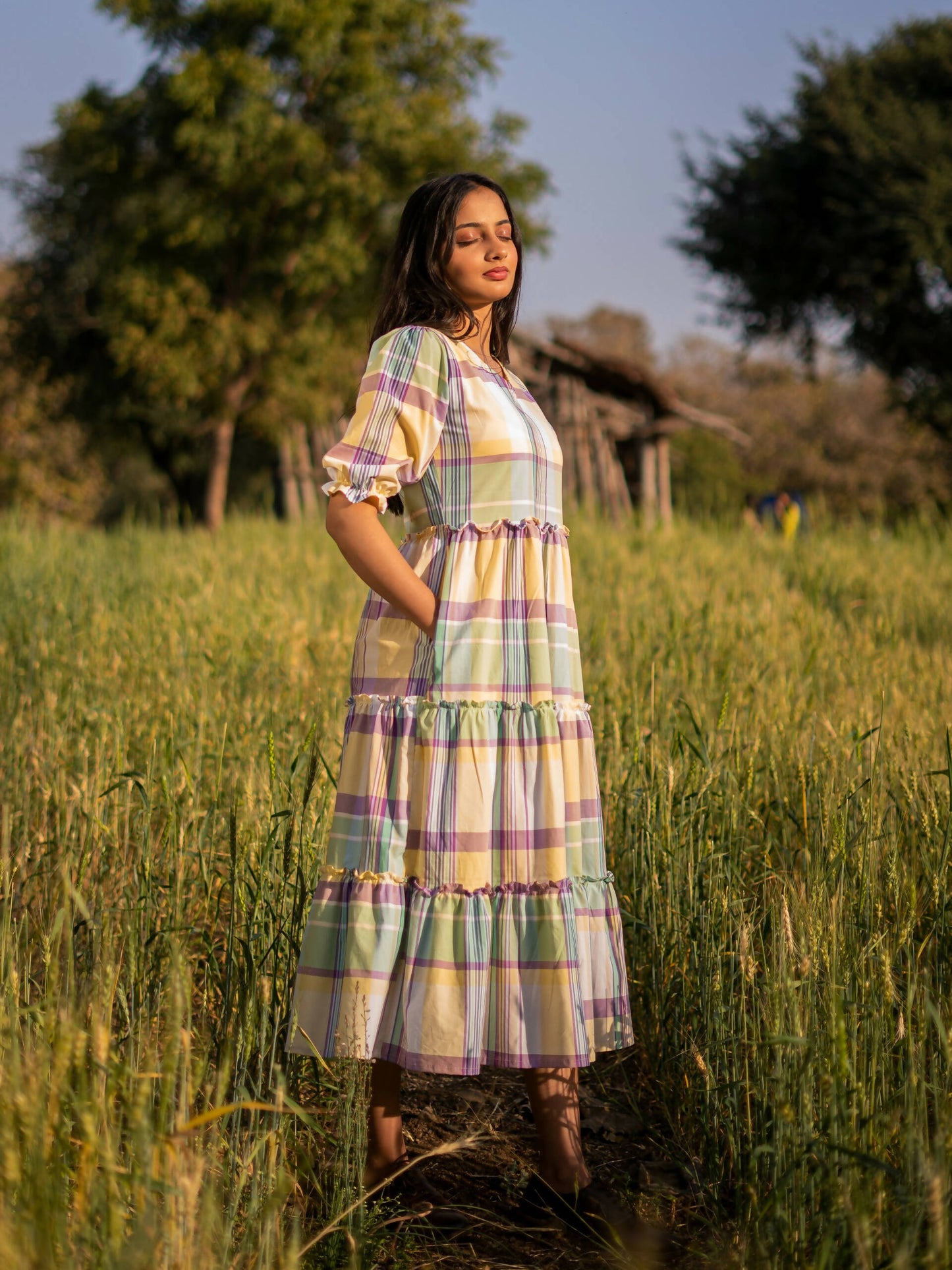 Sunset Gold Dress