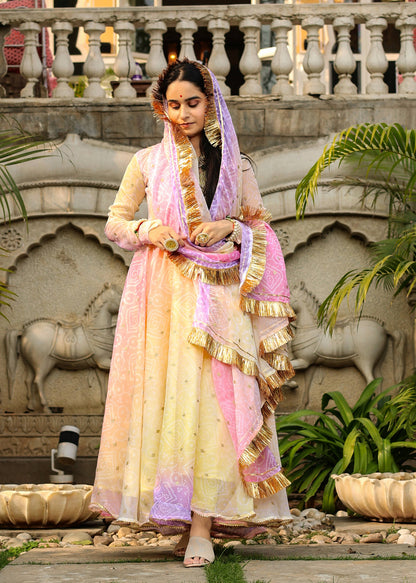 Laado Multi Bandhani Set