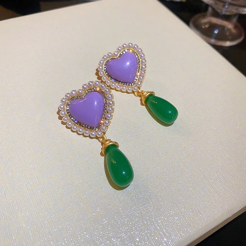 Coeur Drop Earrings