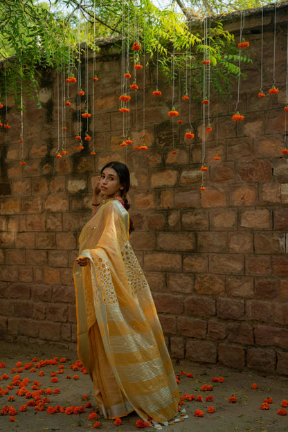 Yellow Inayat Saree