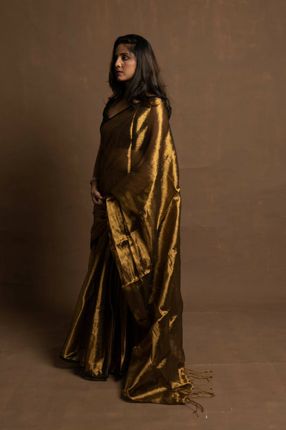 Shikara Gold Tissue Saree