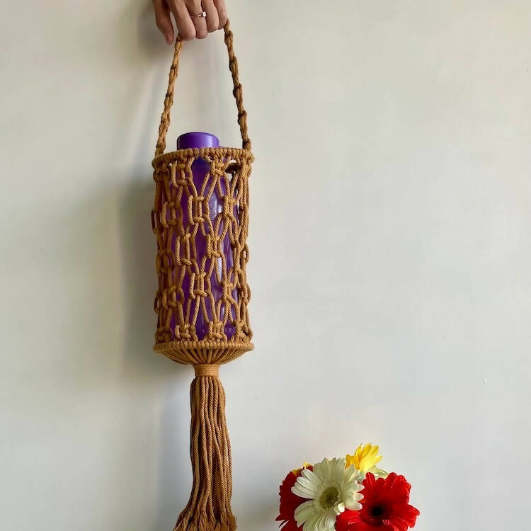 Rustic Bottle/Bouquet Carry Bag