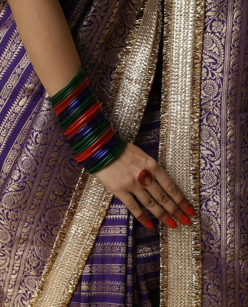 Purple Aayat Saree