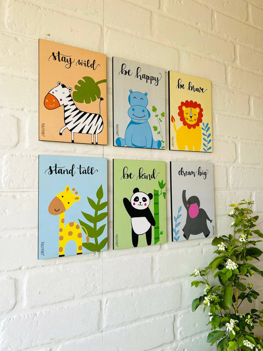 Jungle Theme- Set of 6 (Room Decor)