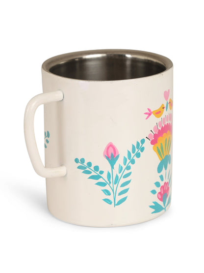 Gardenia Double Walled Coffe Mug