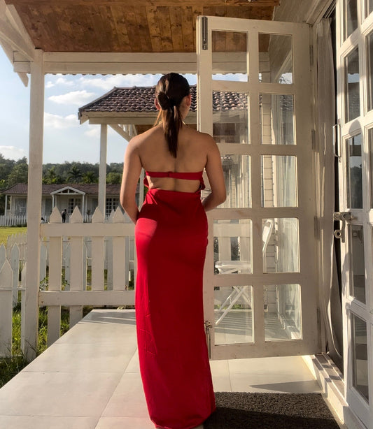 Scarlet Maxi Dress - Royal Red