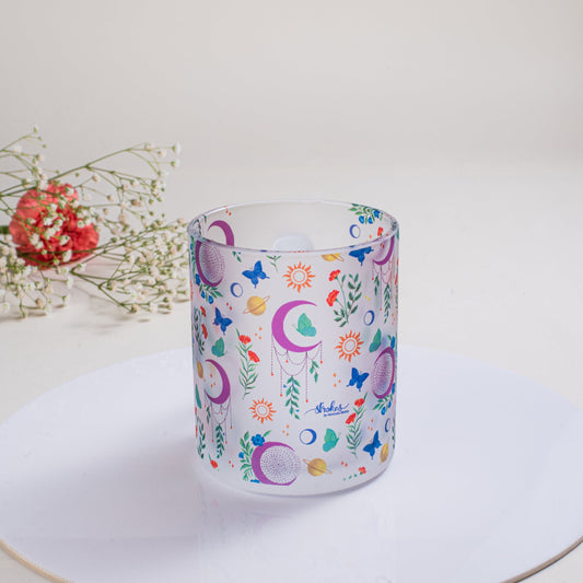 The Moon Child Frosted Glass Mug