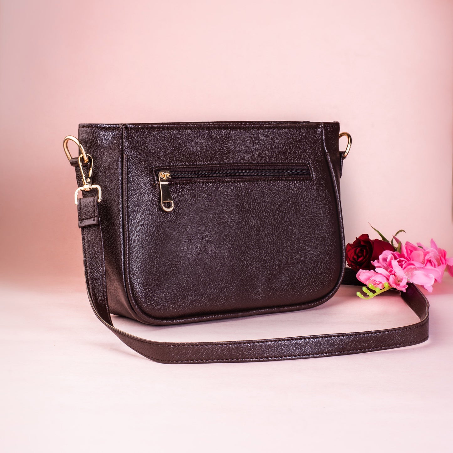 Summer Florescence Maroon Sling Bag