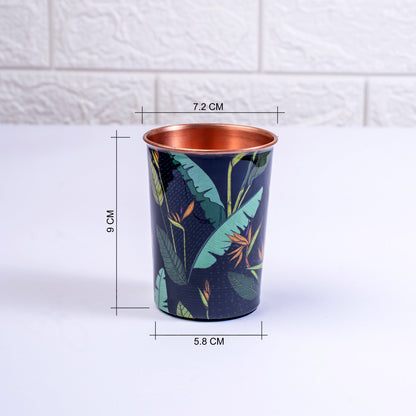 Birds of Paradise Copper Tumblers (Set of 2)