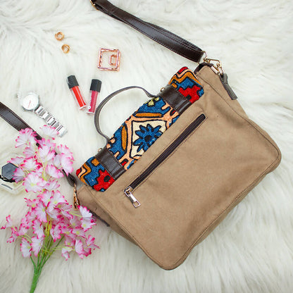 Nakashi Handembroidery Satchel Bag