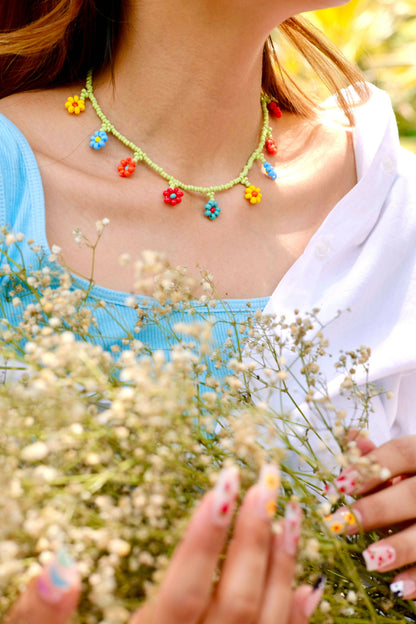 Flora Beaded Necklace