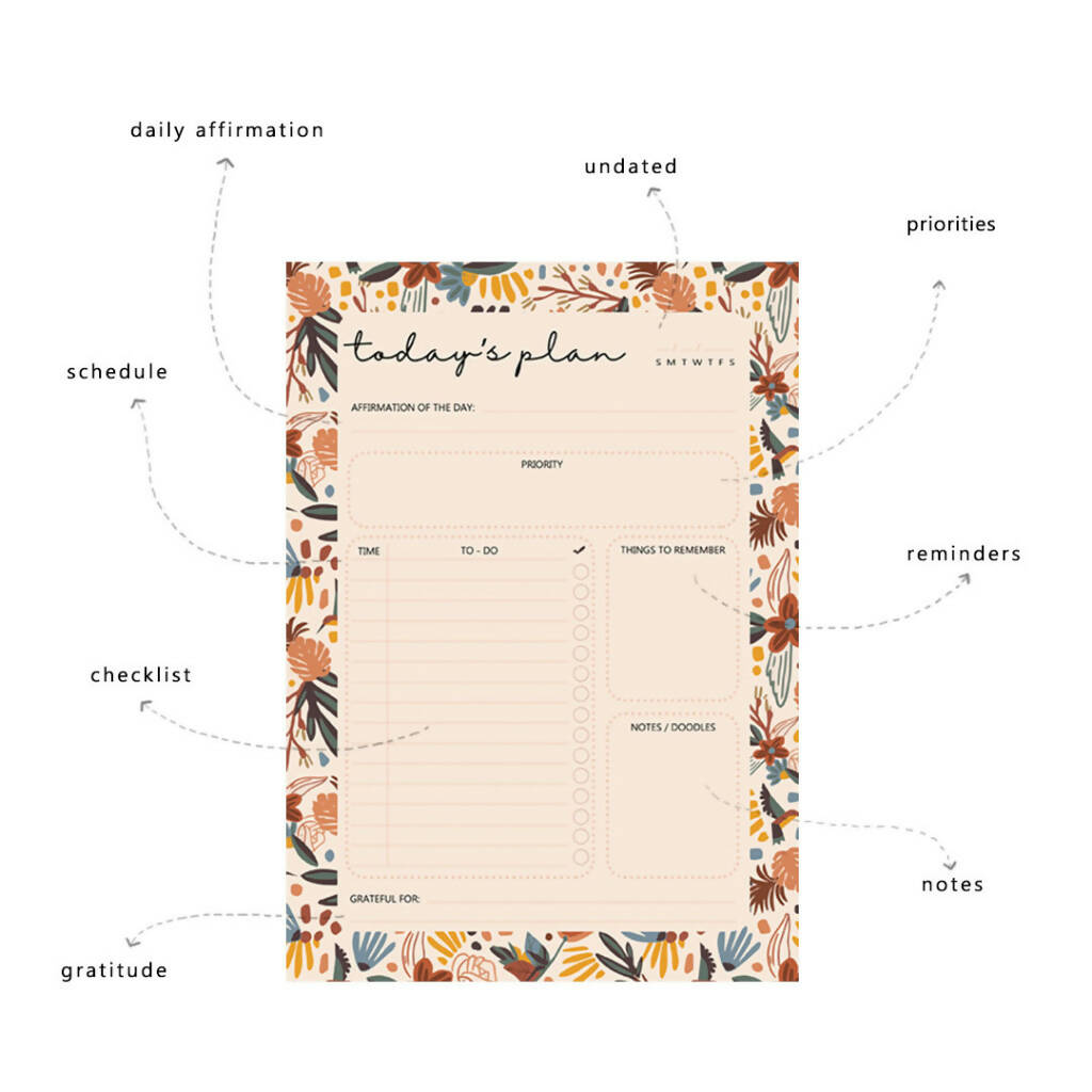 Daily Planner | Forest Floral