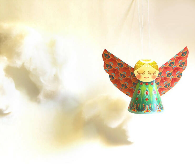 Set Of 6 Paper Angels DIY Paper Craft