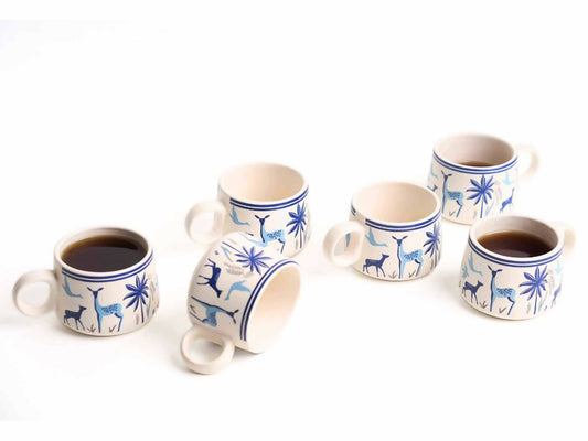 Alive Deer Tea Cups (Set of 6)