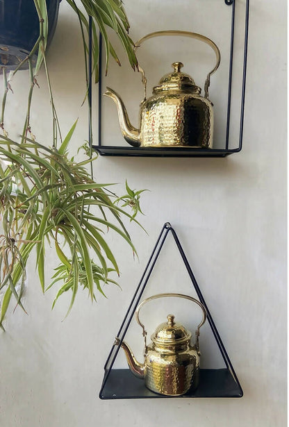 Brass Hammered Kettle - Medium