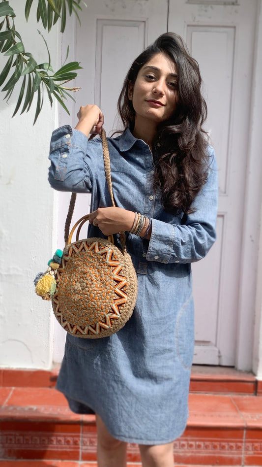 Aztec Full Moon Bag