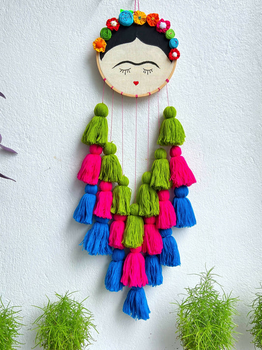 Frida With Tassels Dreamcatcher