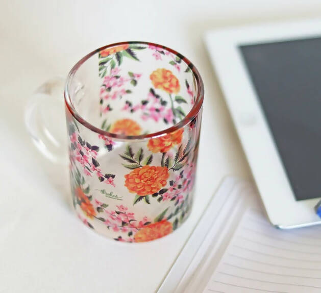 Marigold Glass Mug