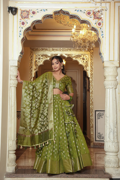 Banno Banarsi Lehenga Set