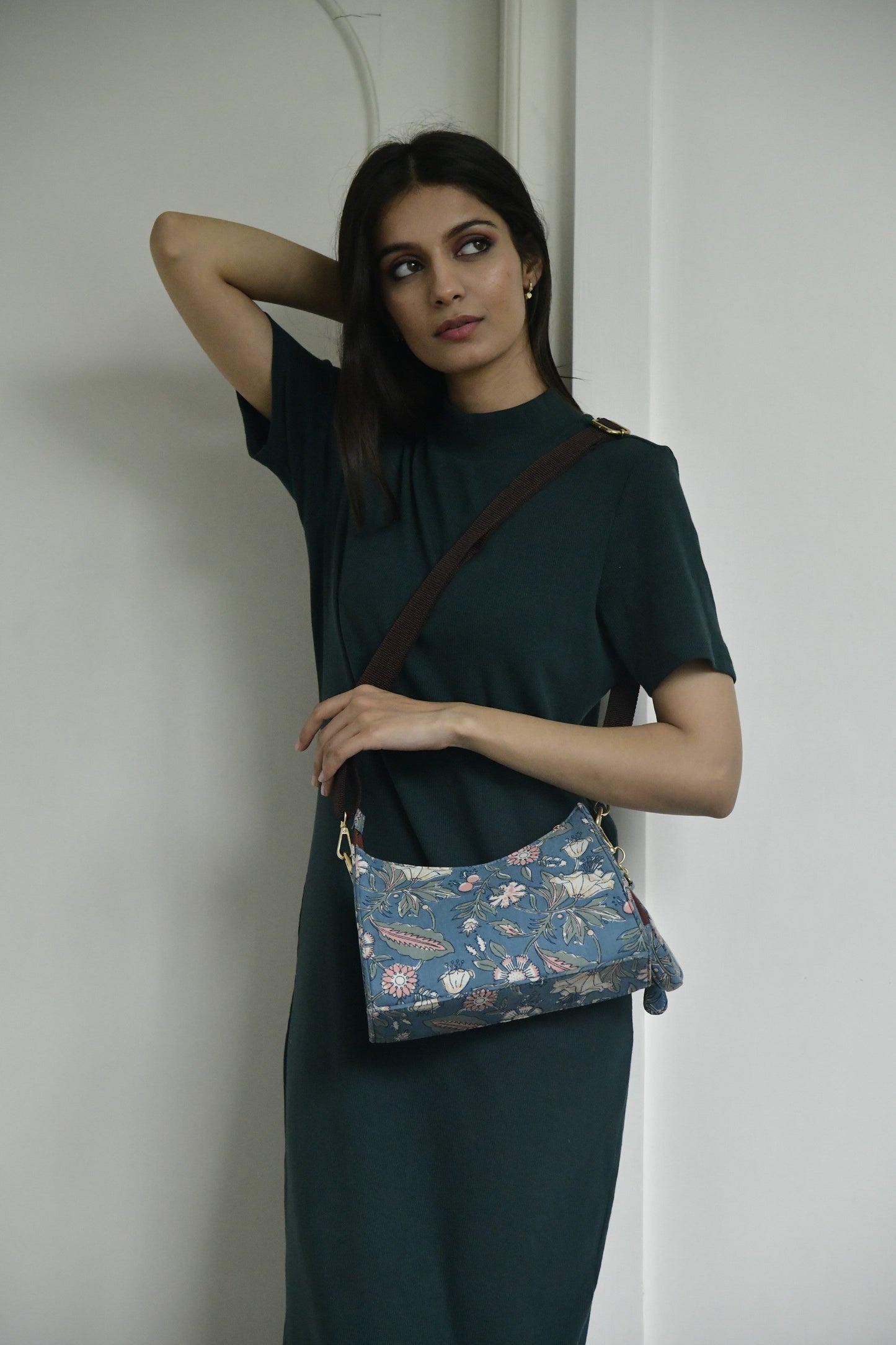 Spring Morning Blockprinted Cross Body Bags