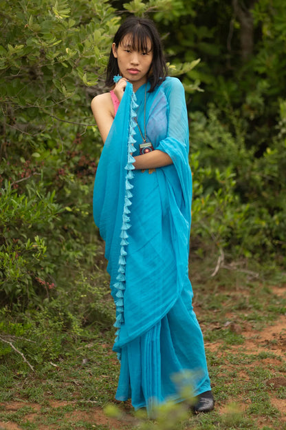 Echo of the Mountains Saree