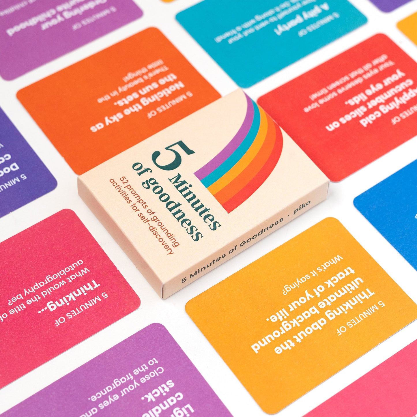 5 Minutes of Goodness / Wellness Prompt Cards