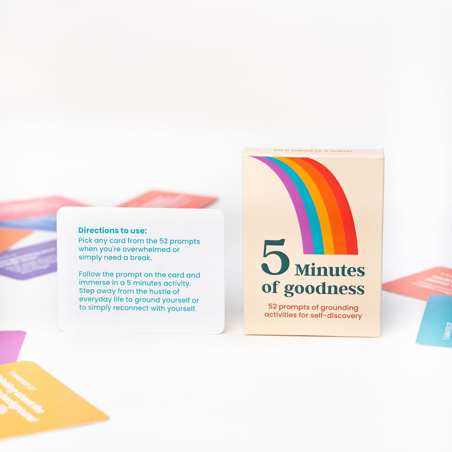 5 Minutes of Goodness / Wellness Prompt Cards