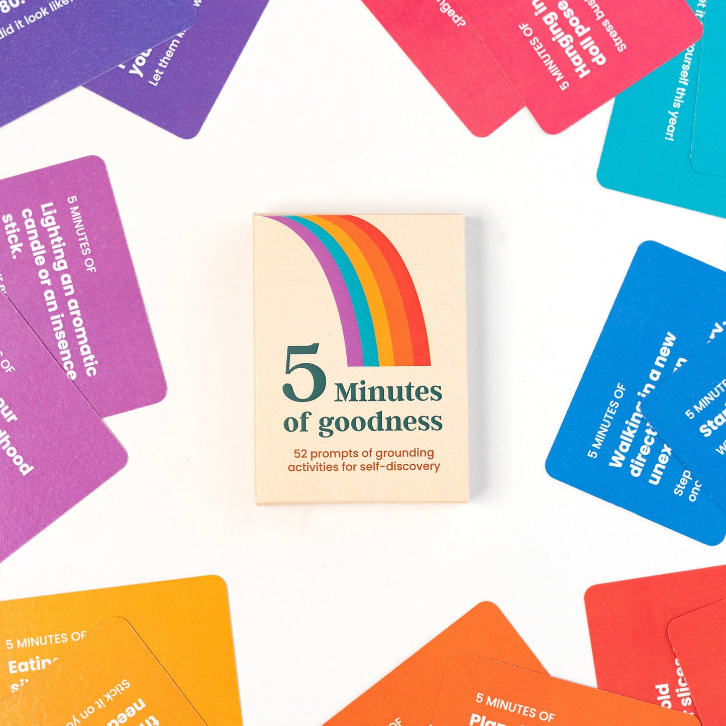 5 Minutes of Goodness / Wellness Prompt Cards