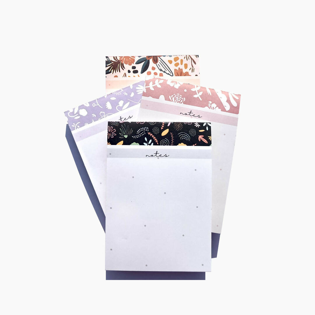 Floral Notepads (Set of 4)