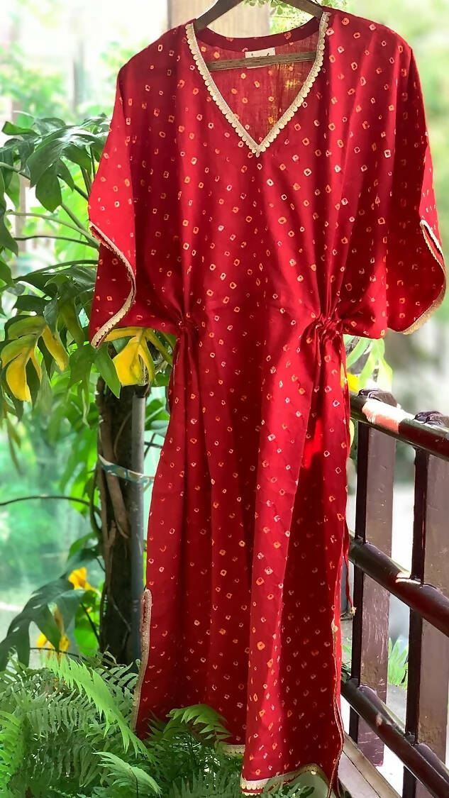 Bandhej Kaftan