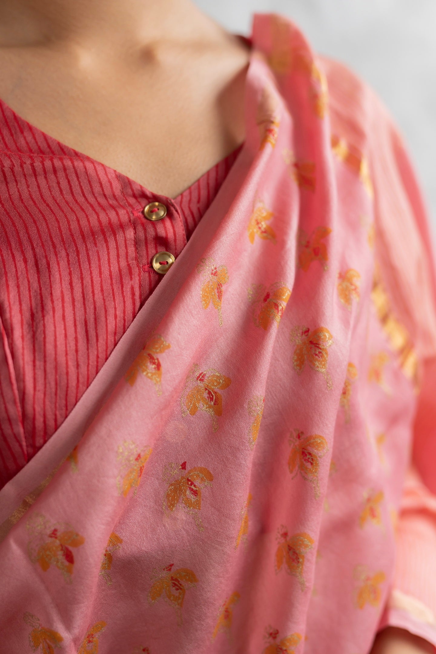 Gulshan Chanderi Saree