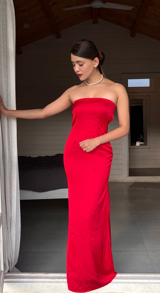 Scarlet Maxi Dress - Royal Red