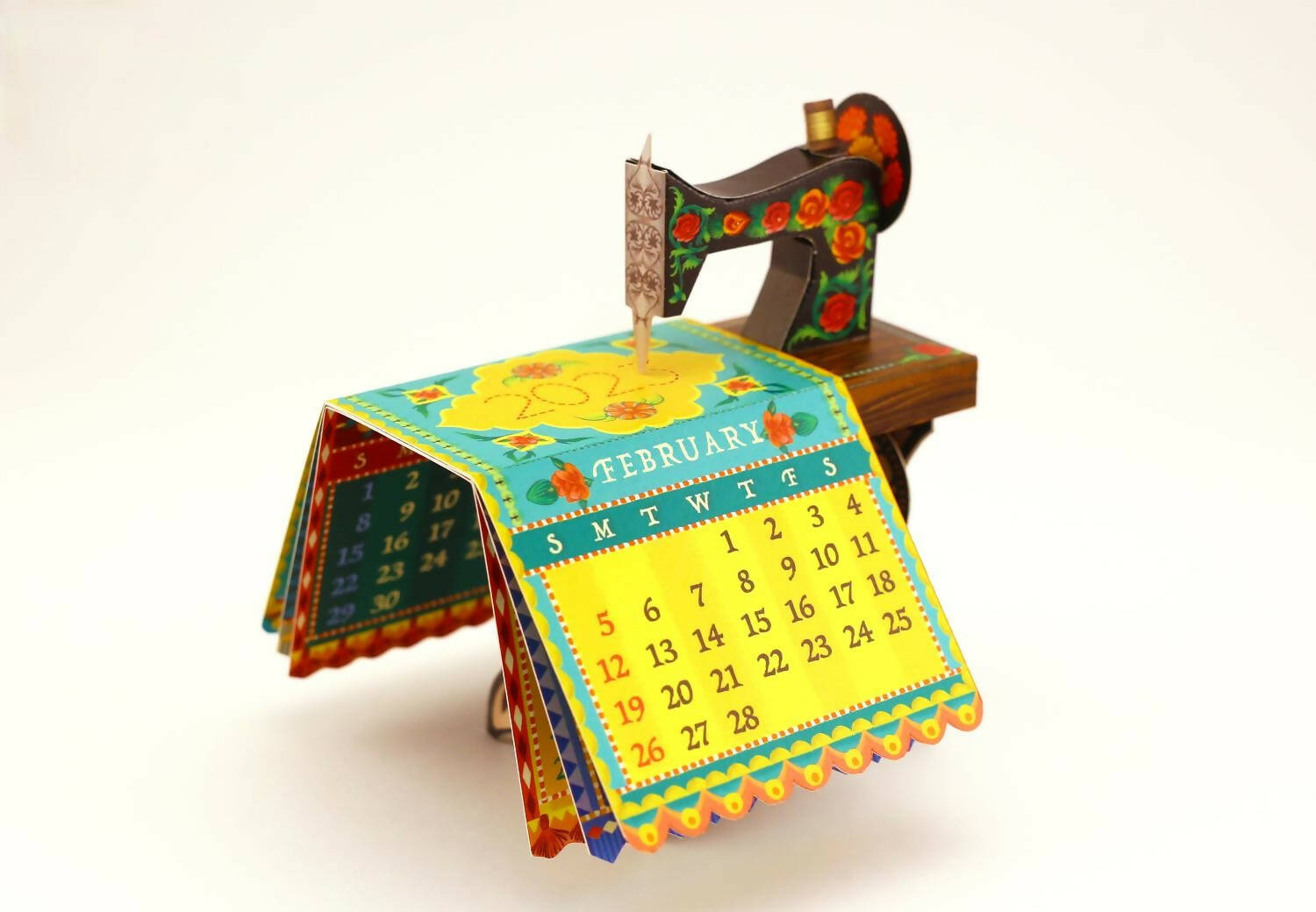 Mini Sewing Machine Desk Calendar 2024 Diy Paper Craft Kit Local Nation   F8qvJ1WkOq 