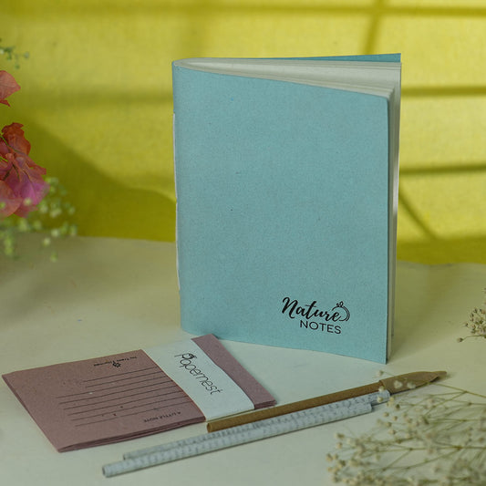 Nature Notes - Baby Blue Notebook