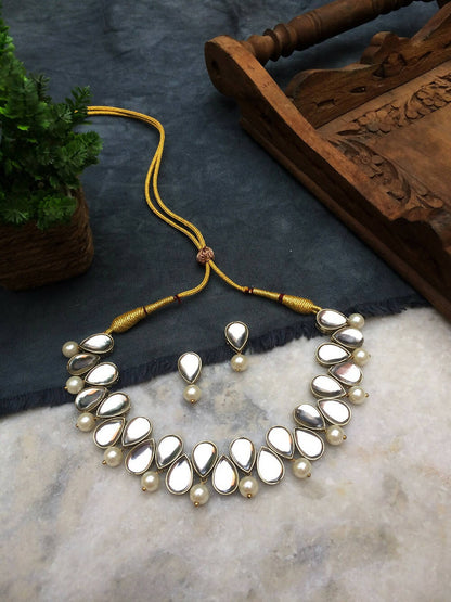 Kundan and Pearl Necklace - Big