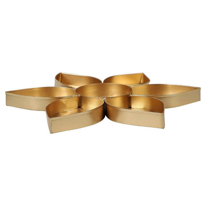 Flower Shape Decorative Platter (Set of 3)