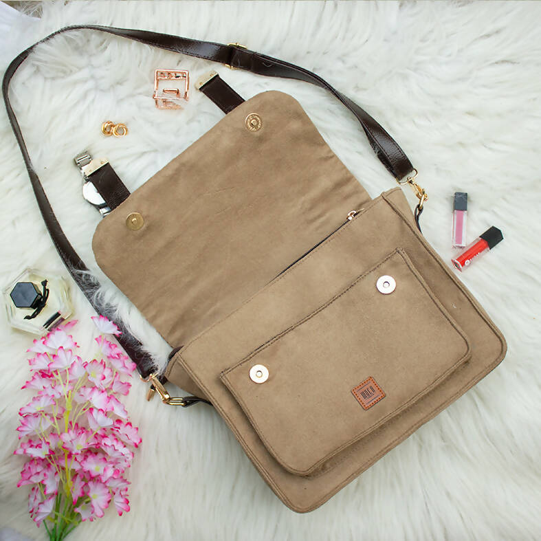 Maple Handembroidery Satchel Bag