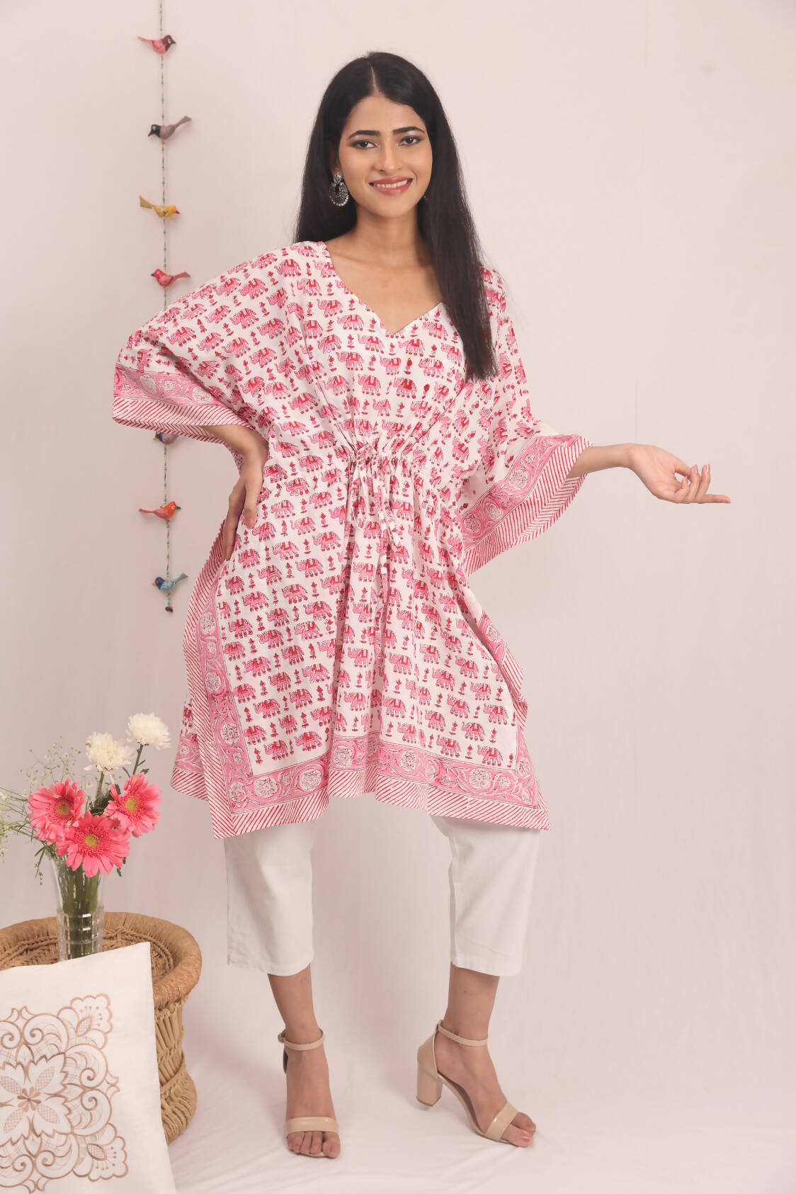 Pink Charmer Kaftan