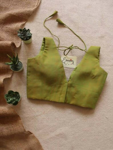 Green Petal Blouse