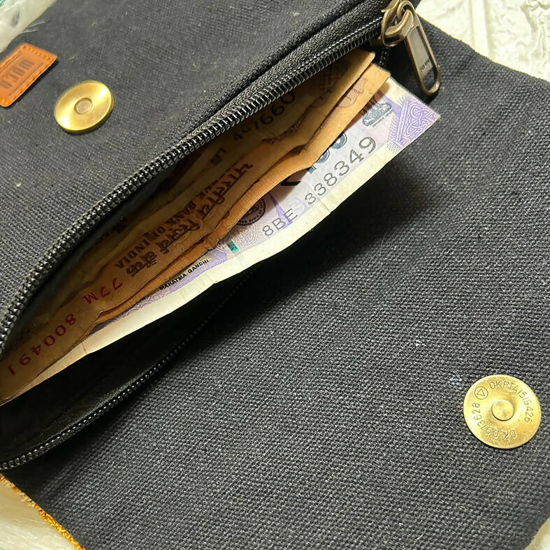 Magnolia Black Wallet