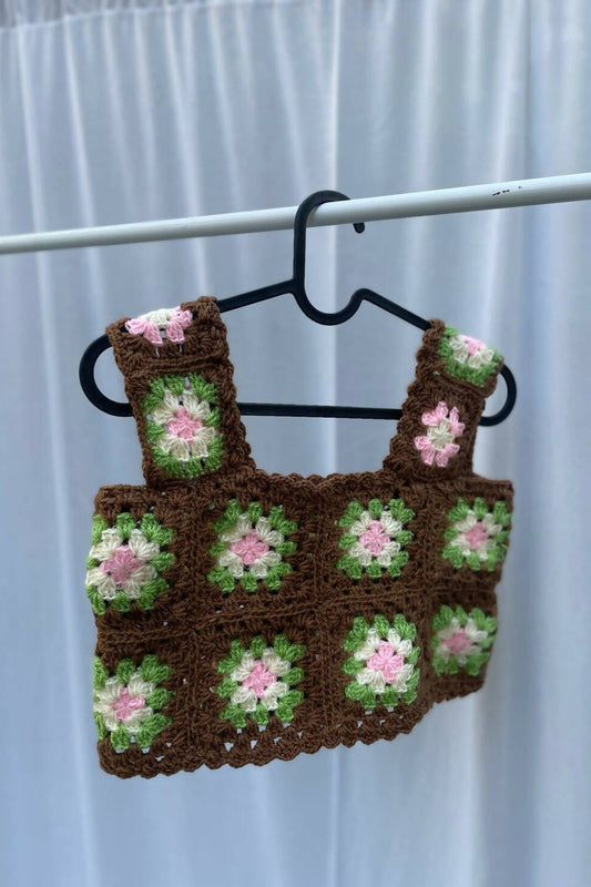 Cosmos Crochet Top
