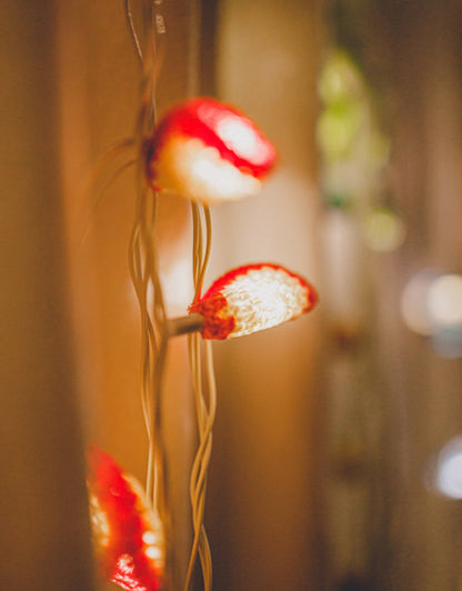 LED String Lights Pink Lily Bougainvillea