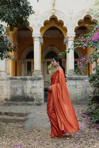 Lily Sequins & Gold Zari Weave Saree