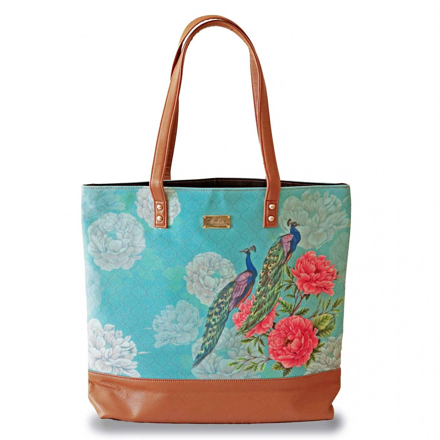 Flower & Bird Tote Bag