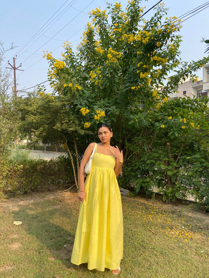 Sunbeam Yellow Maxi Dress