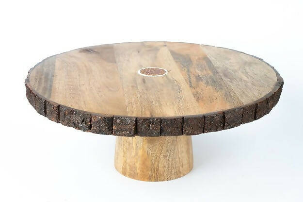 Cake Stand Bark Finish