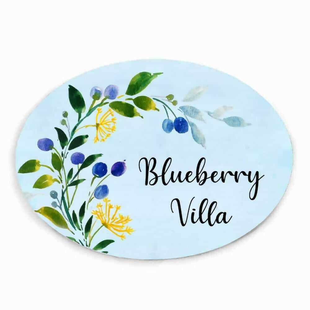 Customized Name Plate - Corner Berry Name Plate